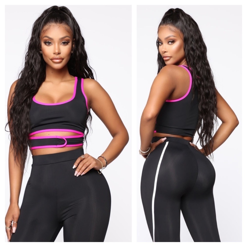 Fashion Nova Sport Fly As Ever Bra Top Sz L